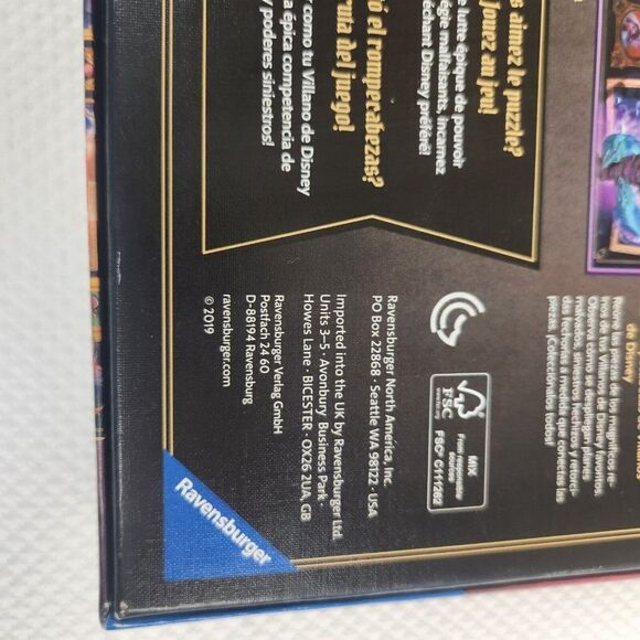 Ravensburger Disney Villainous Queen of Hearts Jigsaw Puzzle 1000 Pce Complete - Picture 5 of 7